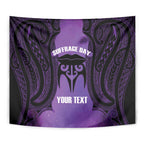 Personalised New Zealand Suffrage Day Tapestry Maori Tattoo Galaxy Vibe - Aussie Hoodie
