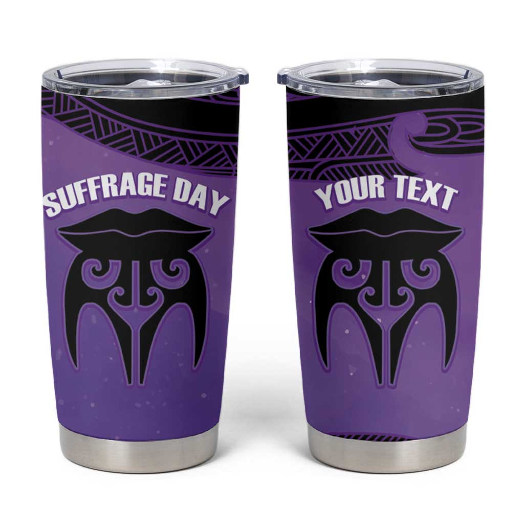 Personalised New Zealand Suffrage Day Tumbler Cup Maori Tattoo Galaxy Vibe - Aussie Hoodie
