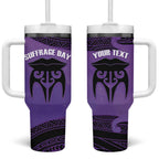 Personalised New Zealand Suffrage Day Tumbler With Handle Maori Tattoo Galaxy Vibe - Aussie Hoodie