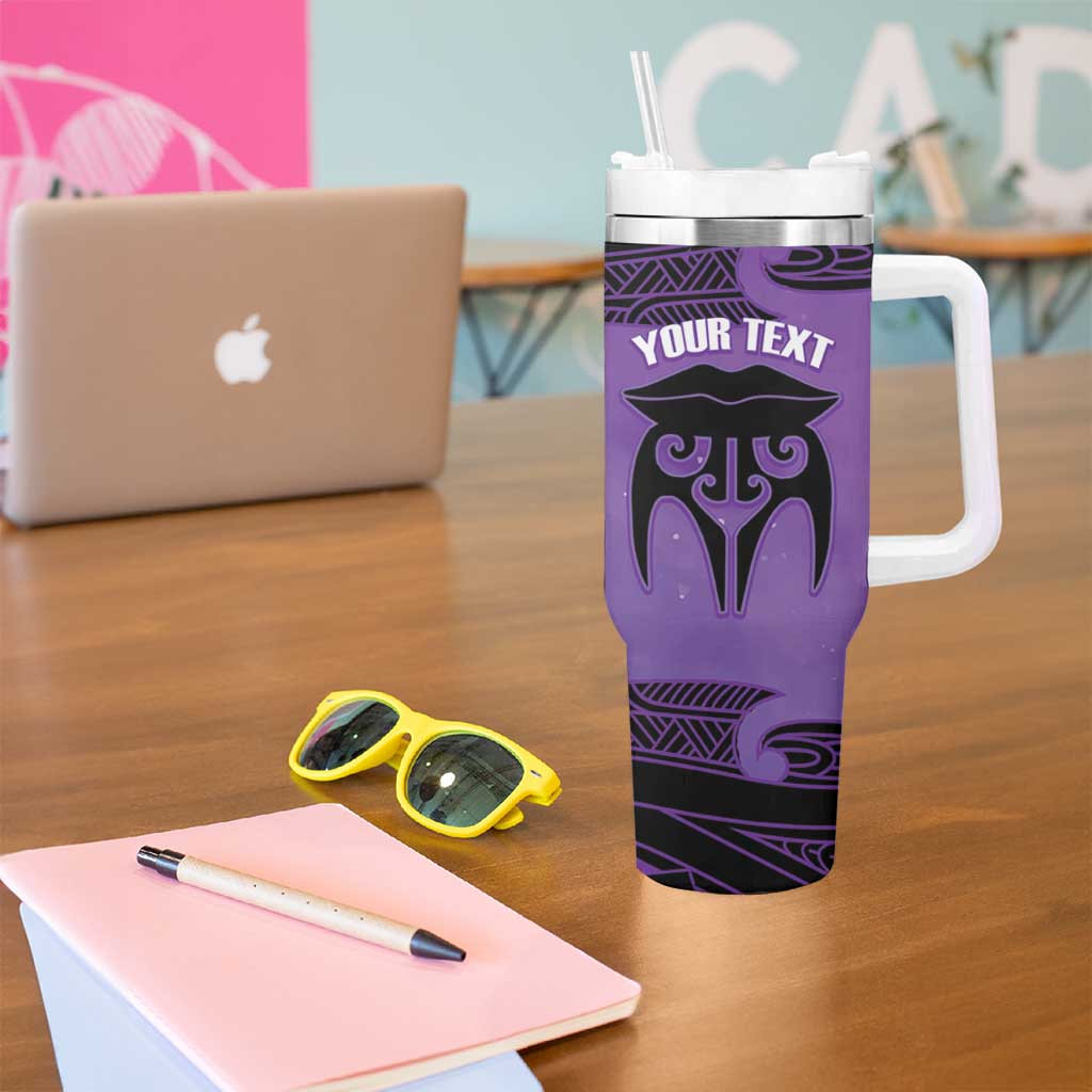 Personalised New Zealand Suffrage Day Tumbler With Handle Maori Tattoo Galaxy Vibe - Aussie Hoodie