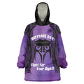 Personalised New Zealand Suffrage Day Wearable Blanket Hoodie Maori Tattoo Galaxy Vibe - Aussie Hoodie