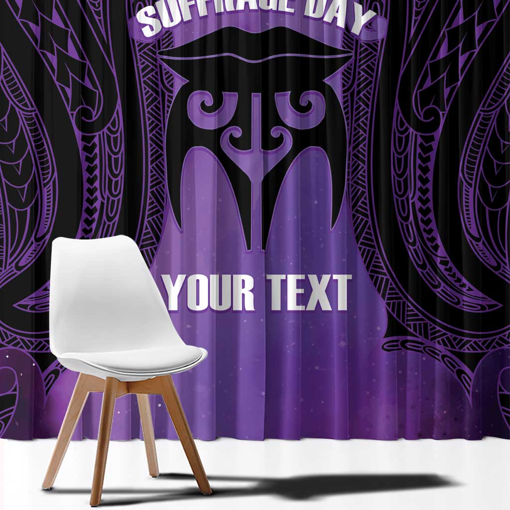 Personalised New Zealand Suffrage Day Window Curtain Maori Tattoo Galaxy Vibe - Aussie Hoodie
