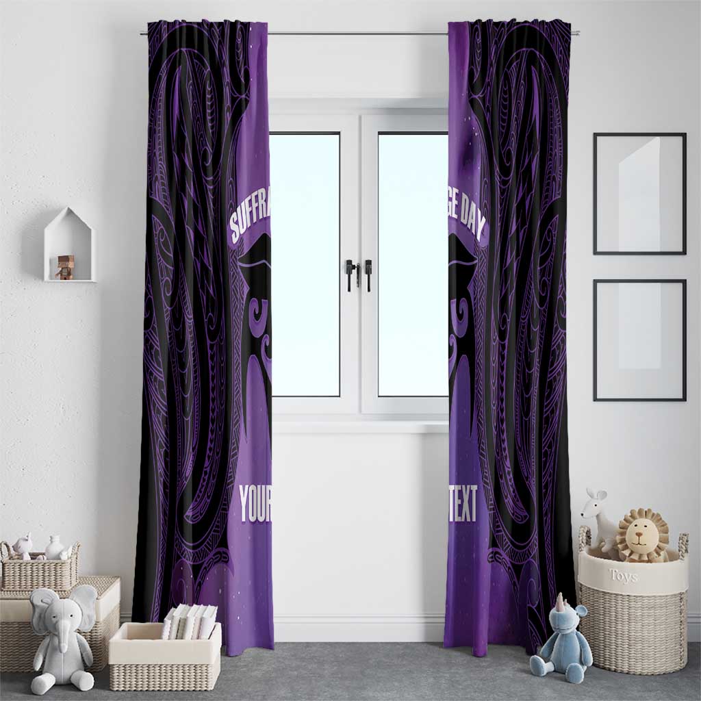 Personalised New Zealand Suffrage Day Window Curtain Maori Tattoo Galaxy Vibe - Aussie Hoodie