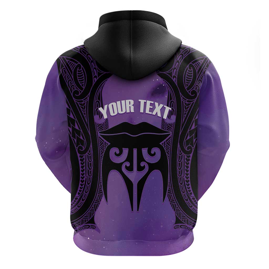 Personalised New Zealand Suffrage Day Zip Hoodie Maori Tattoo Galaxy Vibe - Aussie Hoodie