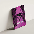 Personalised Moko Kauae New Zealand Canvas Wall Art Maori Chin Tattoo Pink - Aussie Hoodie