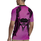 Personalised Moko Kauae New Zealand Rugby Jersey Maori Chin Tattoo Pink - Aussie Hoodie