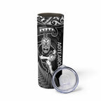 New Zealand Silver Fern Rugby Skinny Tumbler All Black Koru Maori