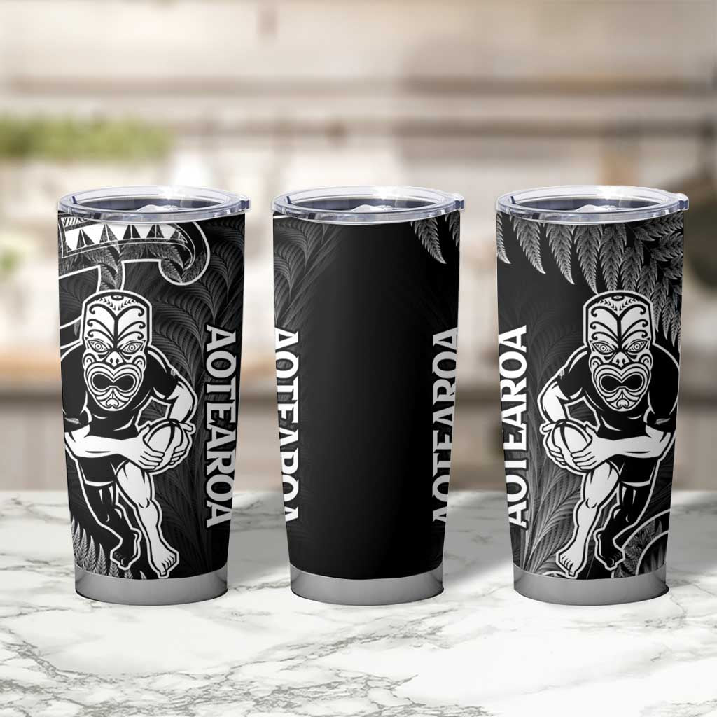 New Zealand Silver Fern Rugby Tumbler Cup All Black Koru Maori