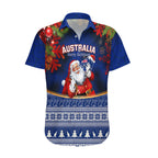 personalised-christmas-in-july-hawaiian-shirt-happy-santa-claus-with-australia-map-blue-style