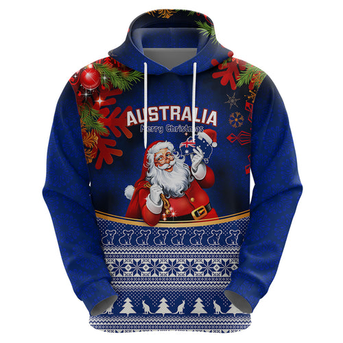 personalised-christmas-in-july-hoodie-happy-santa-claus-with-australia-map-blue-style