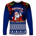 personalised-christmas-in-july-long-sleeve-shirt-happy-santa-claus-with-australia-map-blue-style