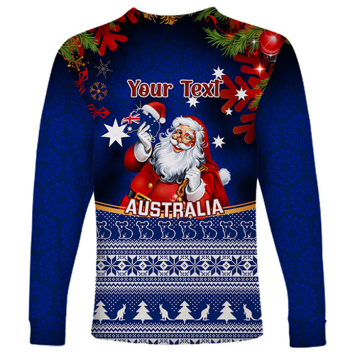 personalised-christmas-in-july-long-sleeve-shirt-happy-santa-claus-with-australia-map-blue-style