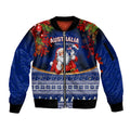 personalised-christmas-in-july-sleeve-zip-bomber-jacket-happy-santa-claus-with-australia-map-blue-style