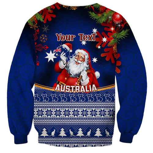 personalised-christmas-in-july-sweatshirt-happy-santa-claus-with-australia-map-blue-style