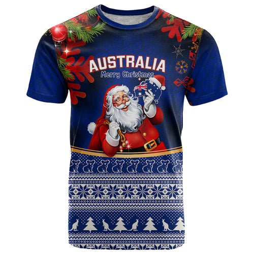personalised-christmas-in-july-t-shirt-happy-santa-claus-with-australia-map-blue-style