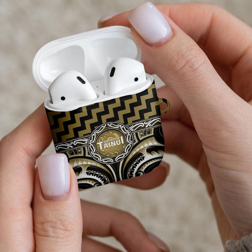 Aotearoa Waikato Tainui AirPods Case Maori Iwi Poutama Puhoro Tattoo