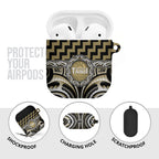 Aotearoa Waikato Tainui AirPods Case Maori Iwi Poutama Puhoro Tattoo