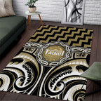 Aotearoa Waikato Tainui Area Rug Maori Iwi Poutama Puhoro Tattoo