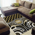 Aotearoa Waikato Tainui Area Rug Maori Iwi Poutama Puhoro Tattoo