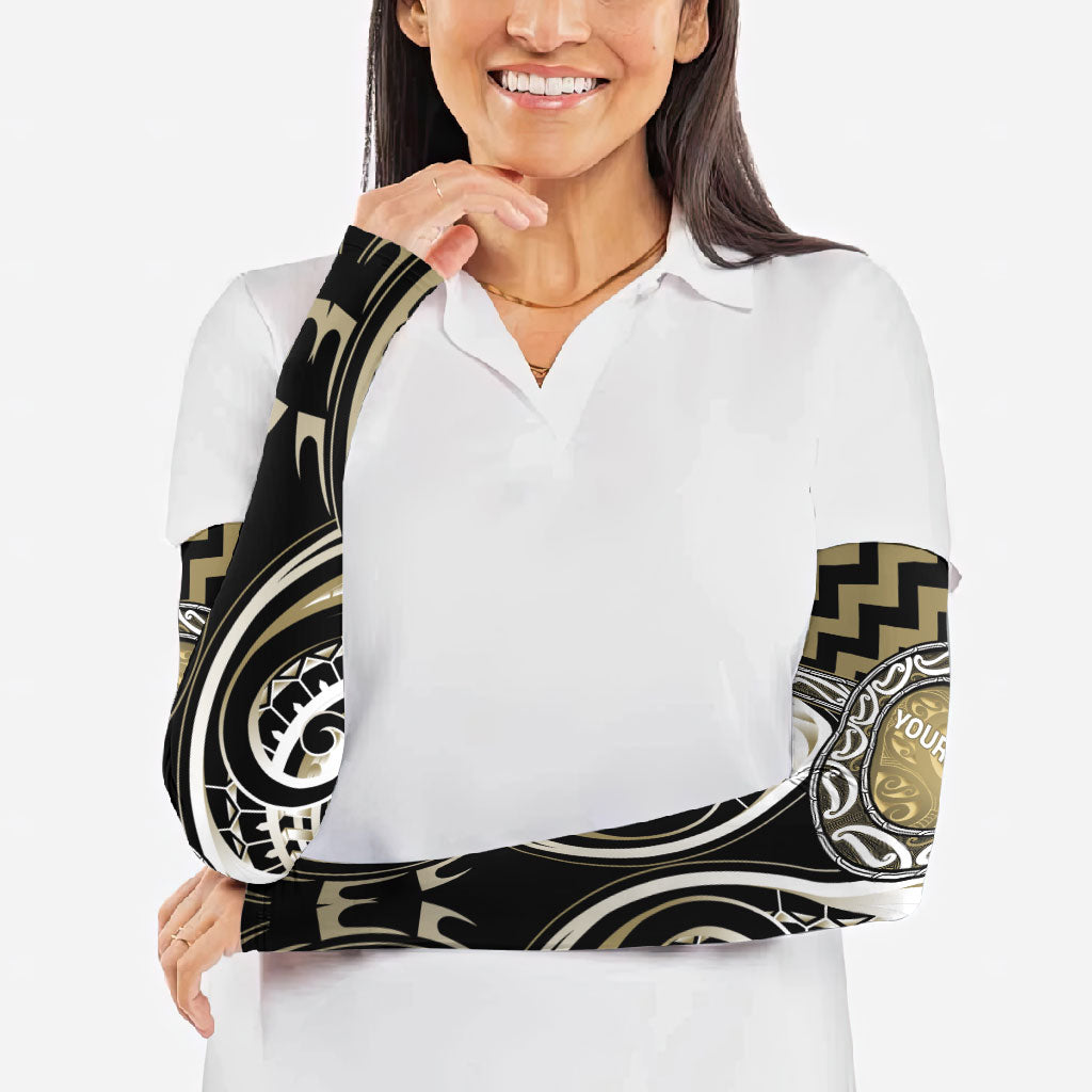 Aotearoa Waikato Tainui Personalised Arm Sleeves Maori Iwi Poutama Puhoro Tattoo