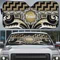 Aotearoa Waikato Tainui Auto Sun Shade Maori Iwi Poutama Puhoro Tattoo
