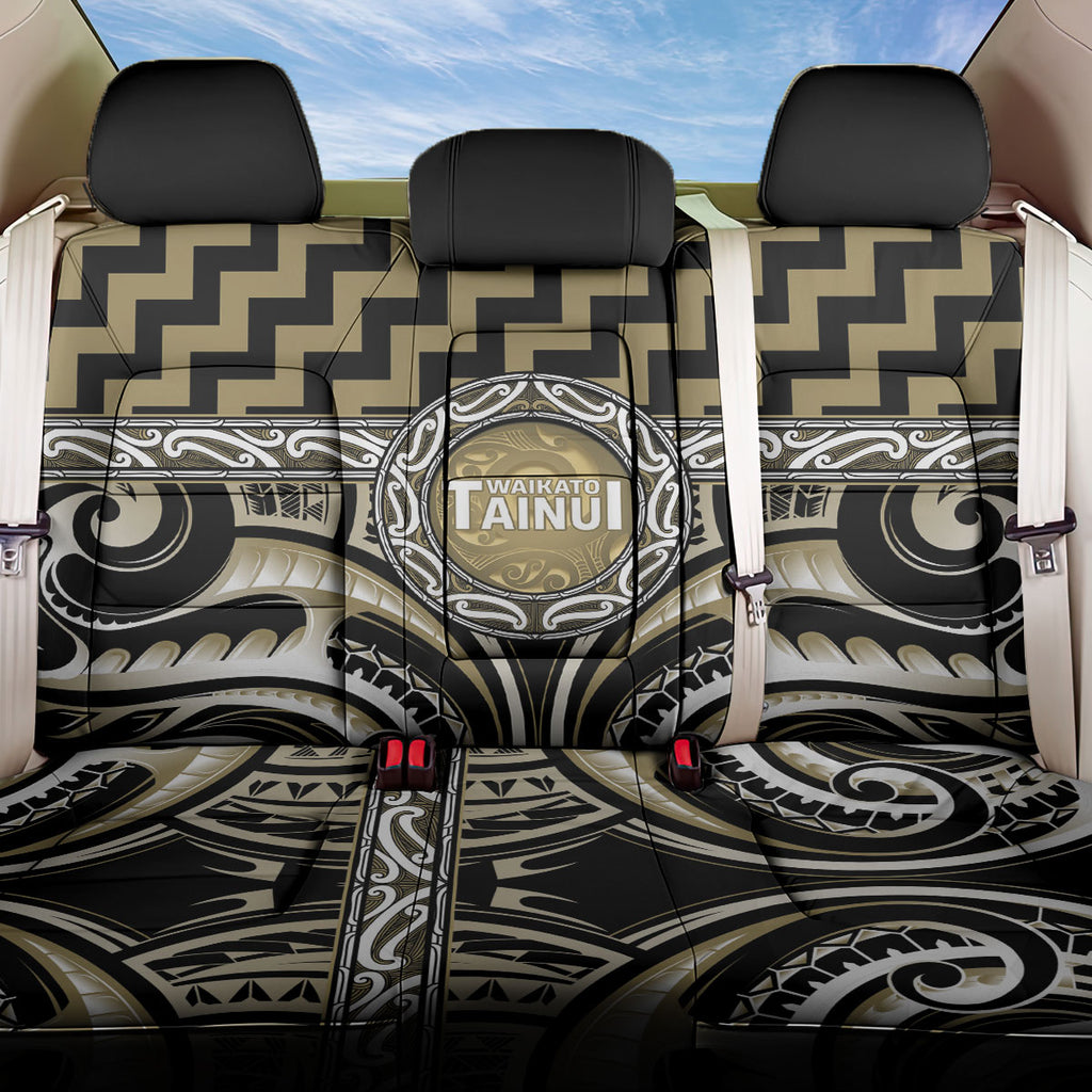 Aotearoa Waikato Tainui Back Car Seat Cover Maori Iwi Poutama Puhoro Tattoo