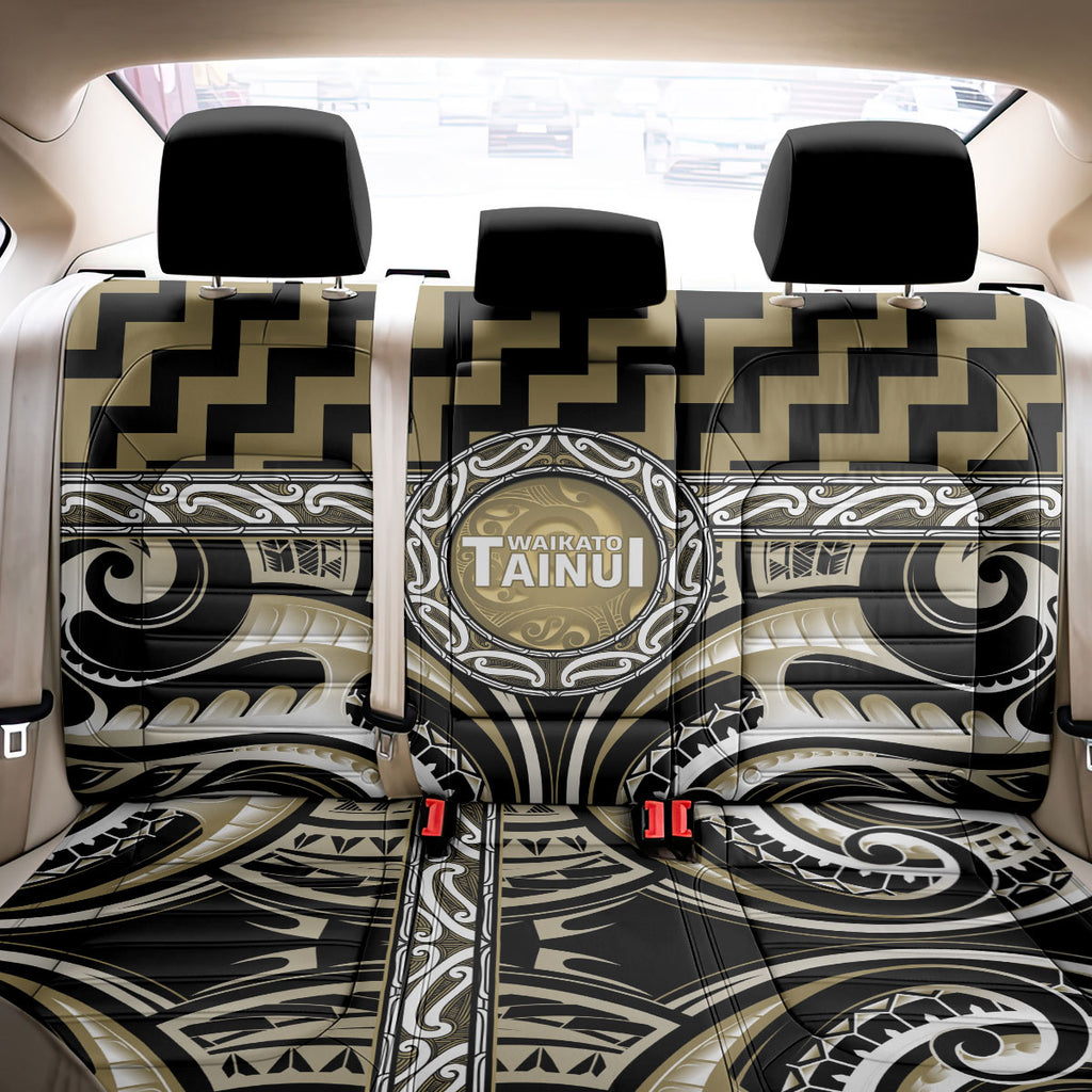 Aotearoa Waikato Tainui Back Car Seat Cover Maori Iwi Poutama Puhoro Tattoo