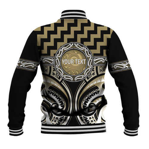 Aotearoa Waikato Tainui Personalised Baseball Jacket Maori Iwi Poutama Puhoro Tattoo