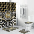 Aotearoa Waikato Tainui Bathroom Set Maori Iwi Poutama Puhoro Tattoo