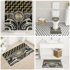 Aotearoa Waikato Tainui Bathroom Set Maori Iwi Poutama Puhoro Tattoo