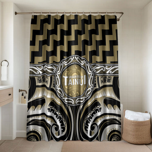 Aotearoa Waikato Tainui Bathroom Set Maori Iwi Poutama Puhoro Tattoo