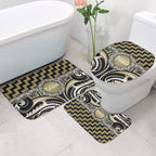 Aotearoa Waikato Tainui Bathroom Set Maori Iwi Poutama Puhoro Tattoo