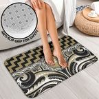 Aotearoa Waikato Tainui Bathroom Set Maori Iwi Poutama Puhoro Tattoo