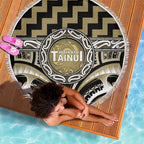 Aotearoa Waikato Tainui Beach Blanket Maori Iwi Poutama Puhoro Tattoo