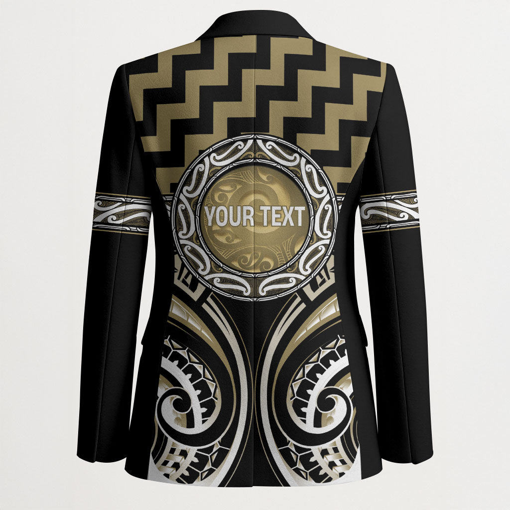 Aotearoa Waikato Tainui Personalised Blazer Maori Iwi Poutama Puhoro Tattoo