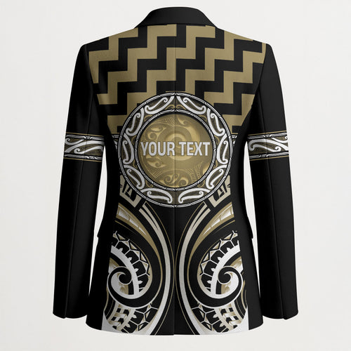 Aotearoa Waikato Tainui Personalised Blazer Maori Iwi Poutama Puhoro Tattoo