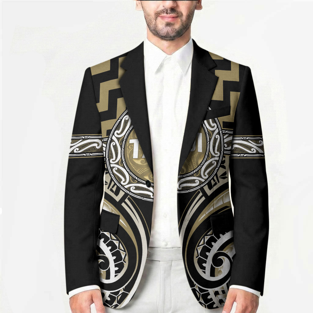 Aotearoa Waikato Tainui Personalised Blazer Maori Iwi Poutama Puhoro Tattoo