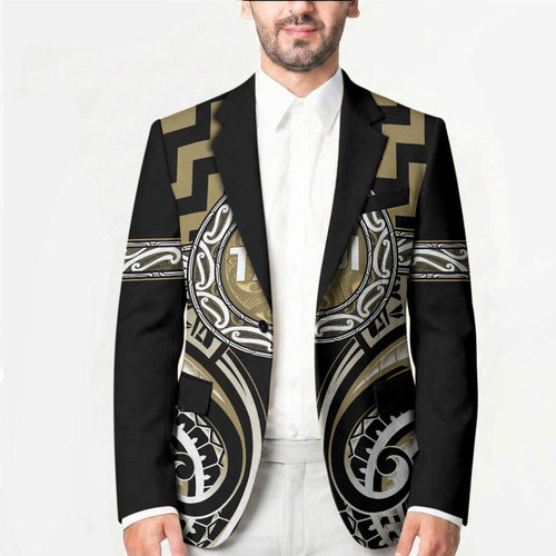 Aotearoa Waikato Tainui Personalised Blazer Maori Iwi Poutama Puhoro Tattoo