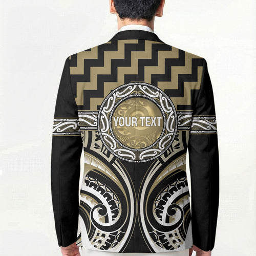 Aotearoa Waikato Tainui Personalised Blazer Maori Iwi Poutama Puhoro Tattoo