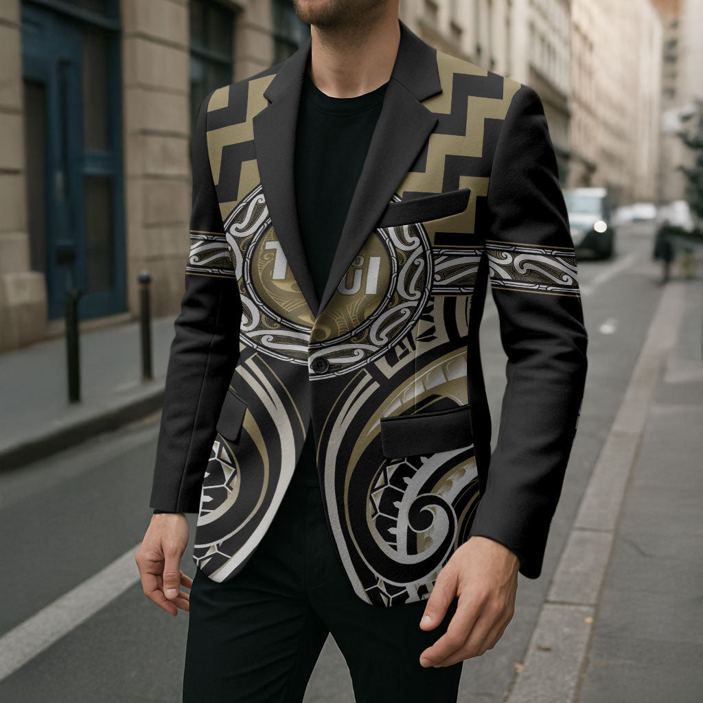 Aotearoa Waikato Tainui Personalised Blazer Maori Iwi Poutama Puhoro Tattoo