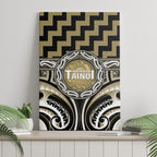 Aotearoa Waikato Tainui Canvas Wall Art Maori Iwi Poutama Puhoro Tattoo