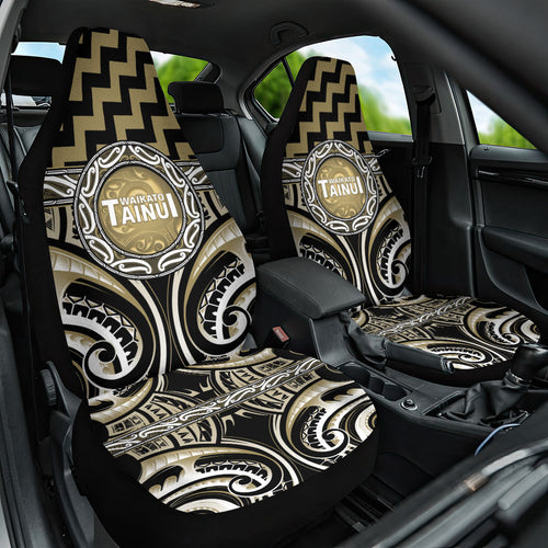 Aotearoa Waikato Tainui Car Seat Cover Maori Iwi Poutama Puhoro Tattoo