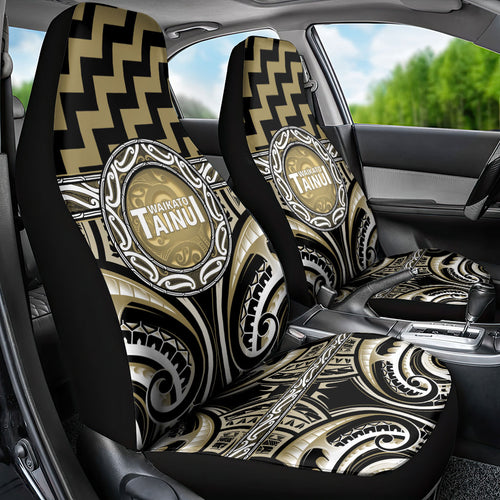 Aotearoa Waikato Tainui Car Seat Cover Maori Iwi Poutama Puhoro Tattoo