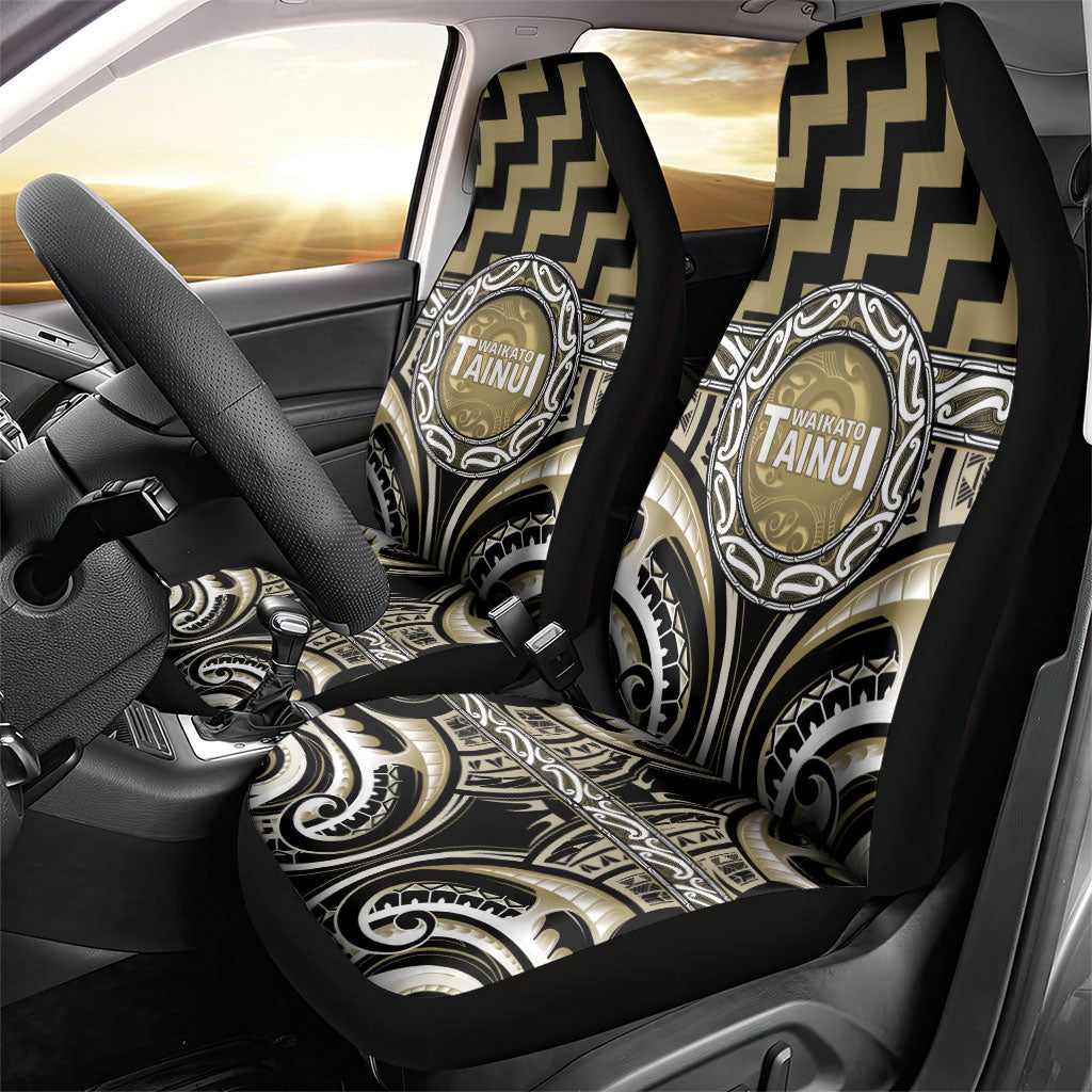Aotearoa Waikato Tainui Car Seat Cover Maori Iwi Poutama Puhoro Tattoo