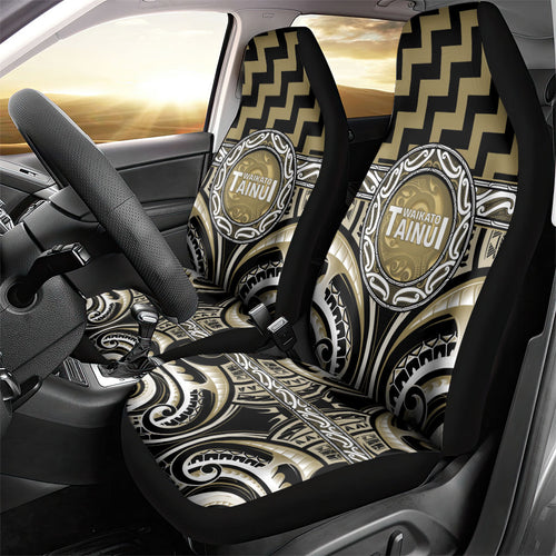 Aotearoa Waikato Tainui Car Seat Cover Maori Iwi Poutama Puhoro Tattoo