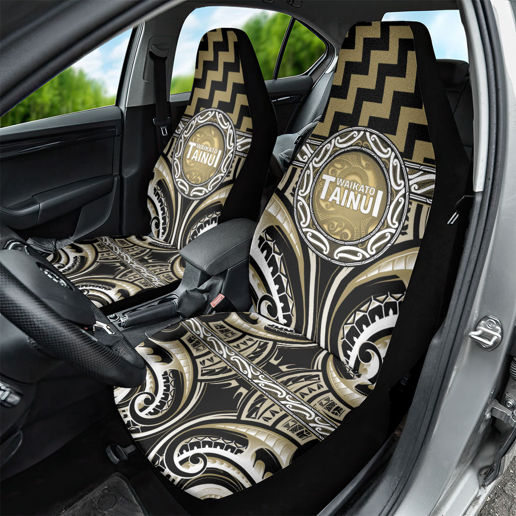 Aotearoa Waikato Tainui Car Seat Cover Maori Iwi Poutama Puhoro Tattoo