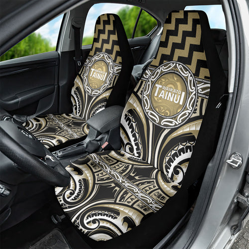 Aotearoa Waikato Tainui Car Seat Cover Maori Iwi Poutama Puhoro Tattoo