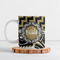 Aotearoa Waikato Tainui Personalised Ceramic Mug Maori Iwi Poutama Puhoro Tattoo
