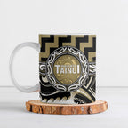Aotearoa Waikato Tainui Personalised Ceramic Mug Maori Iwi Poutama Puhoro Tattoo