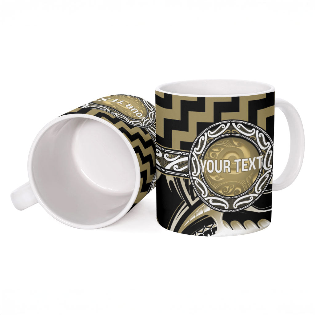 Aotearoa Waikato Tainui Personalised Ceramic Mug Maori Iwi Poutama Puhoro Tattoo